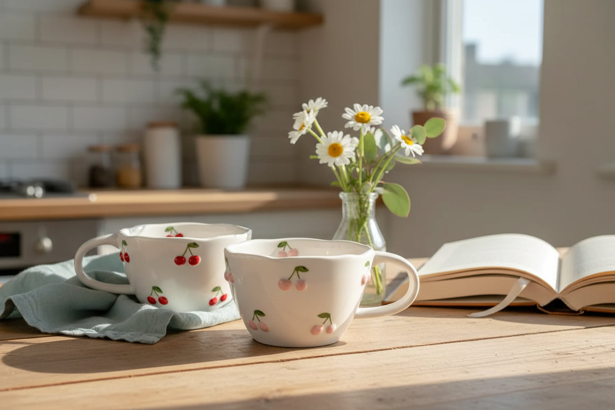 The Sweetest Sip — Cherry Coffee Mugs