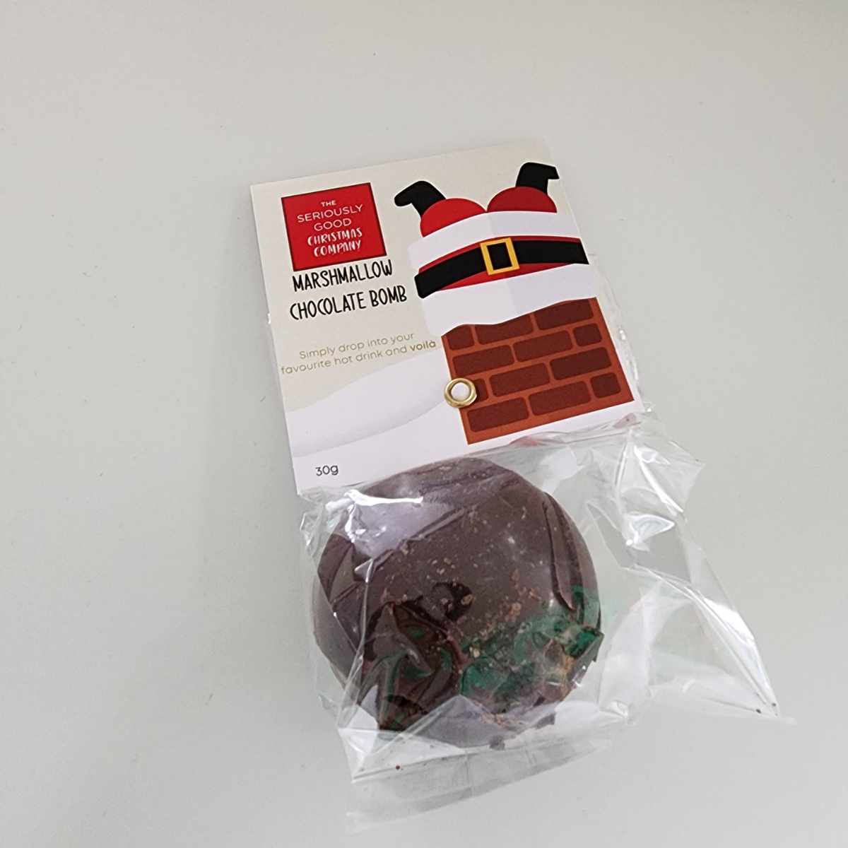 The Seriously Good Chocolate Co Christmas Chocolate Marshmallow Bomb