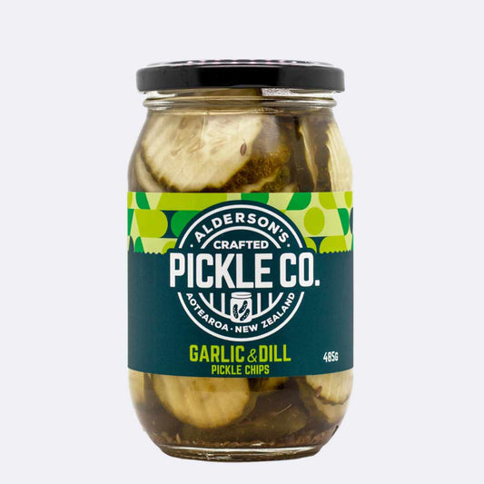 Aldersons Garlic & Dill Pickle Chips