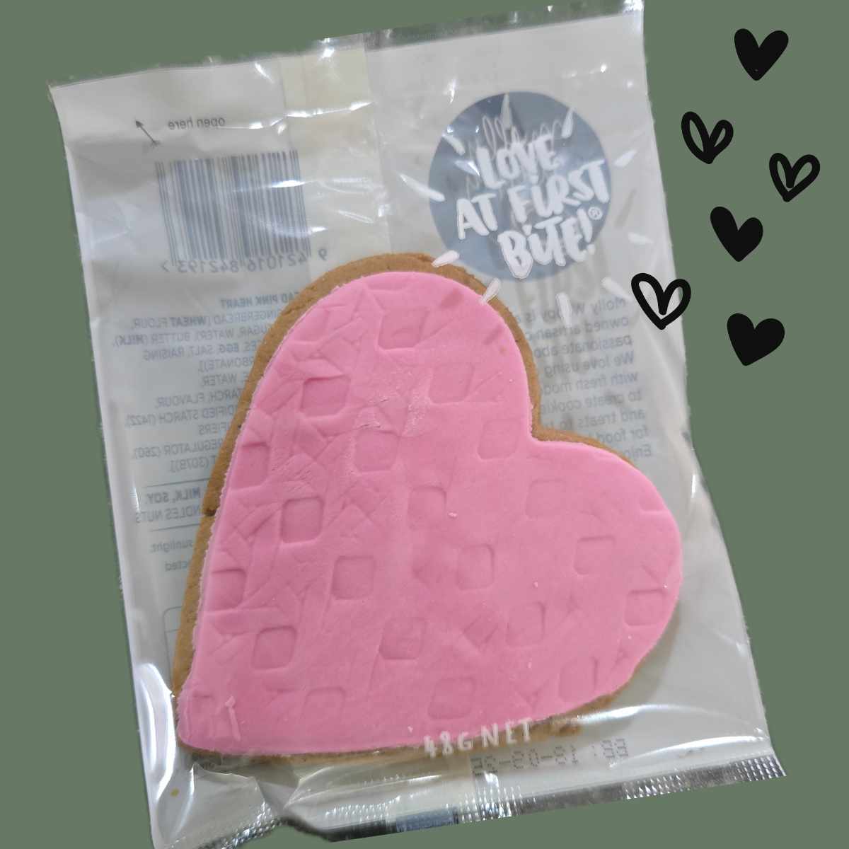 Molly Woppy Gingerbread Pink Heart