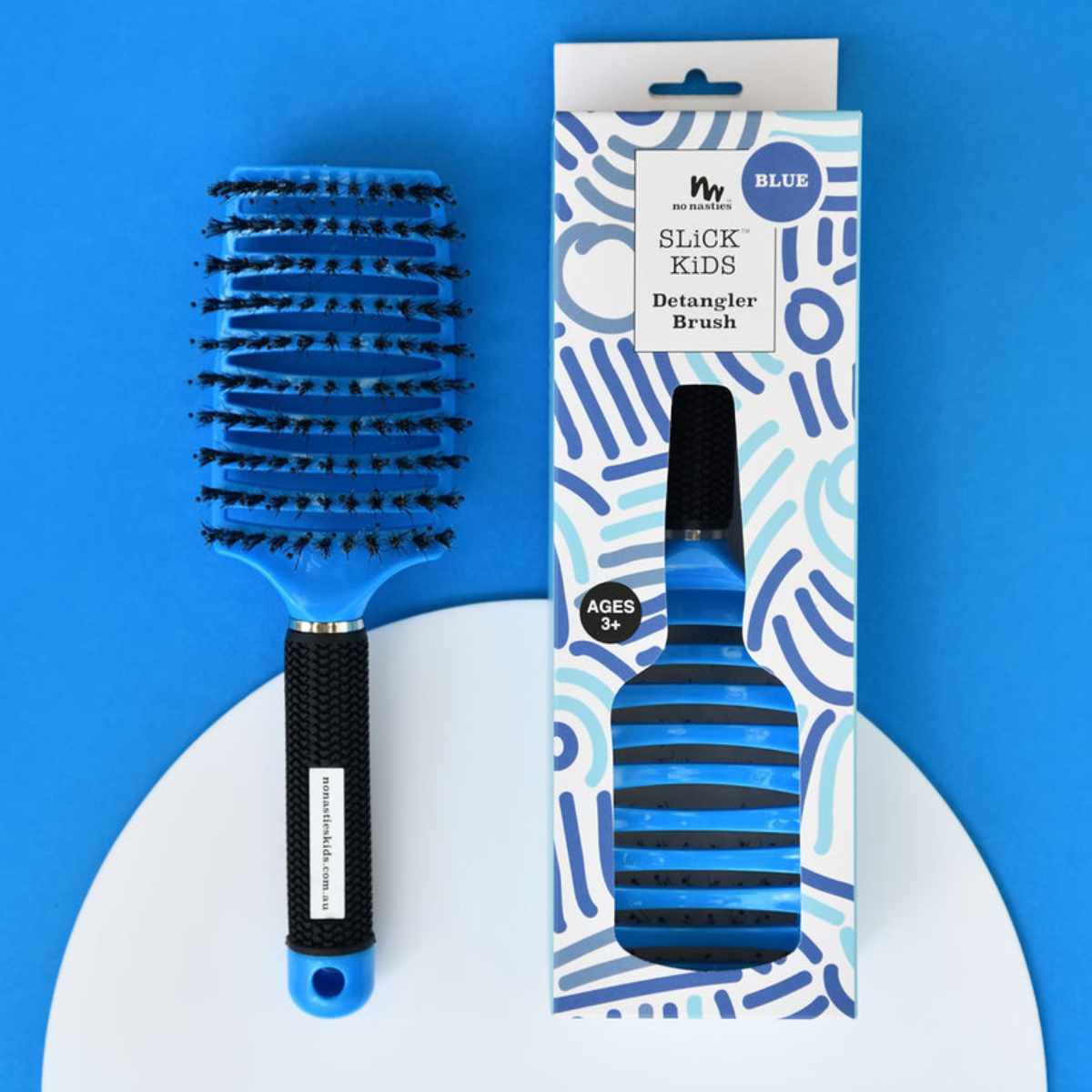 No Nasties Slick Kids Detangler Hairbrush