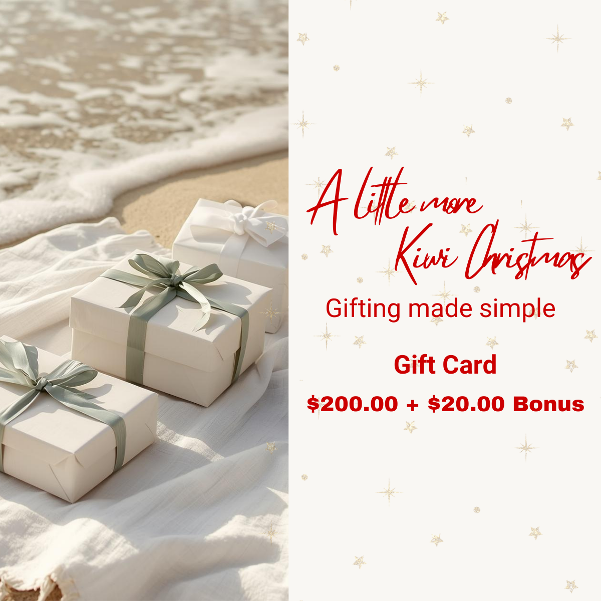 Last-Minute Christmas Gift Card (+10%) ⭐
