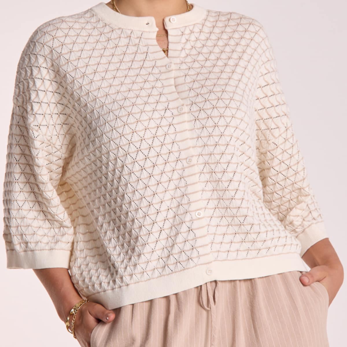 Feather & Noise Aster Top