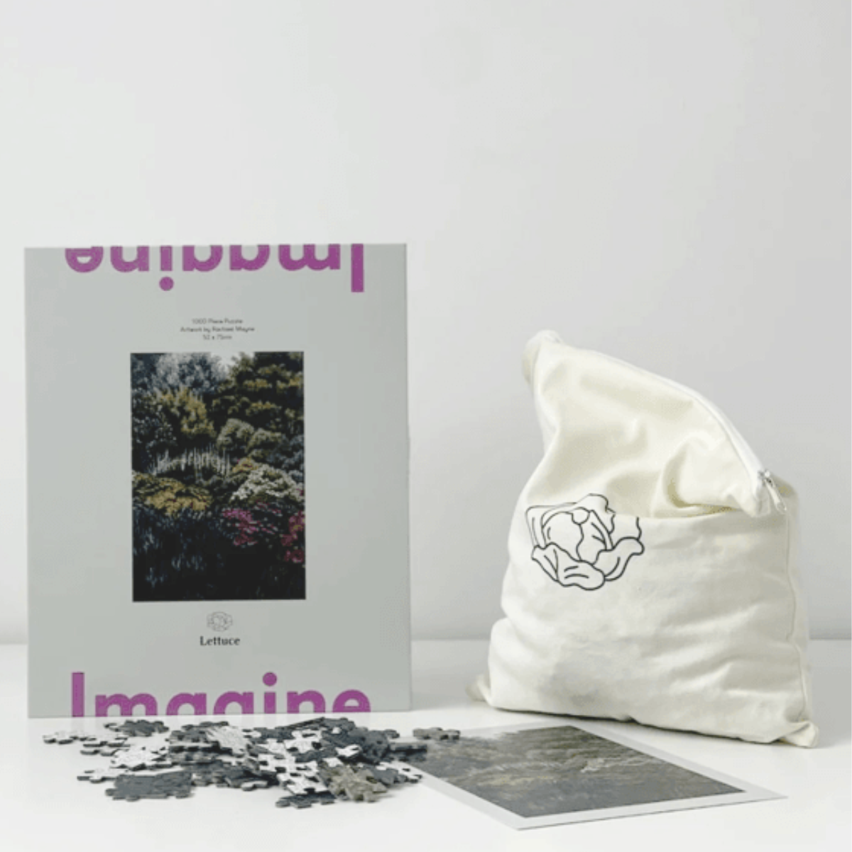 Lettuce Puzzle - imagine by Rachael Mayne