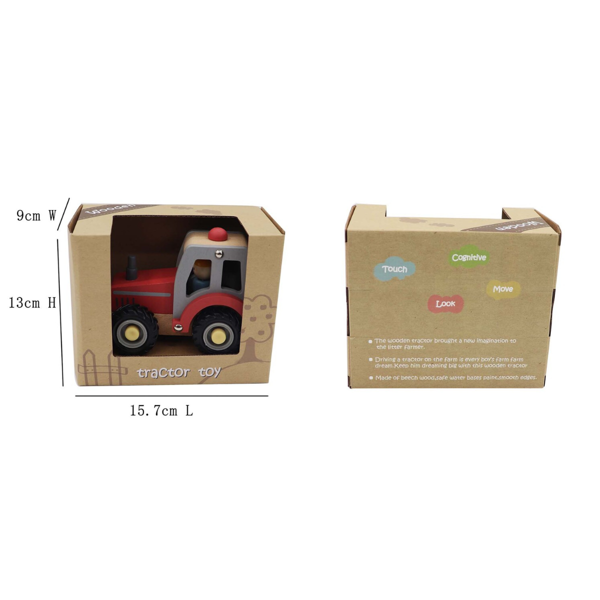 Kaper Kidz Calm + Breezy Rubber Wheeled Wooden Vehicles