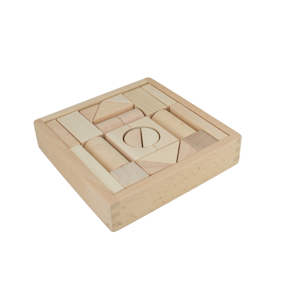 Kaper Kidz Natural Wooden Blocks - 22 pieces