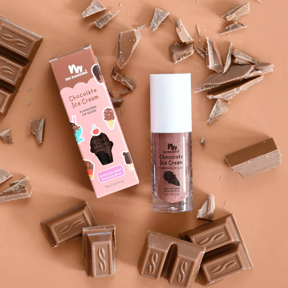 No Nasties Kids Natural Lip Gloss Wands
