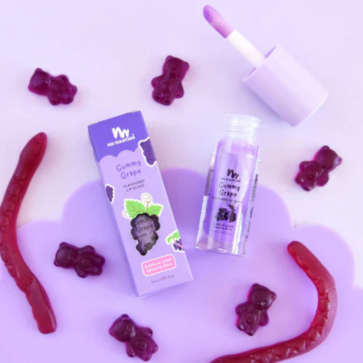 No Nasties Kids Natural Lip Gloss Wands