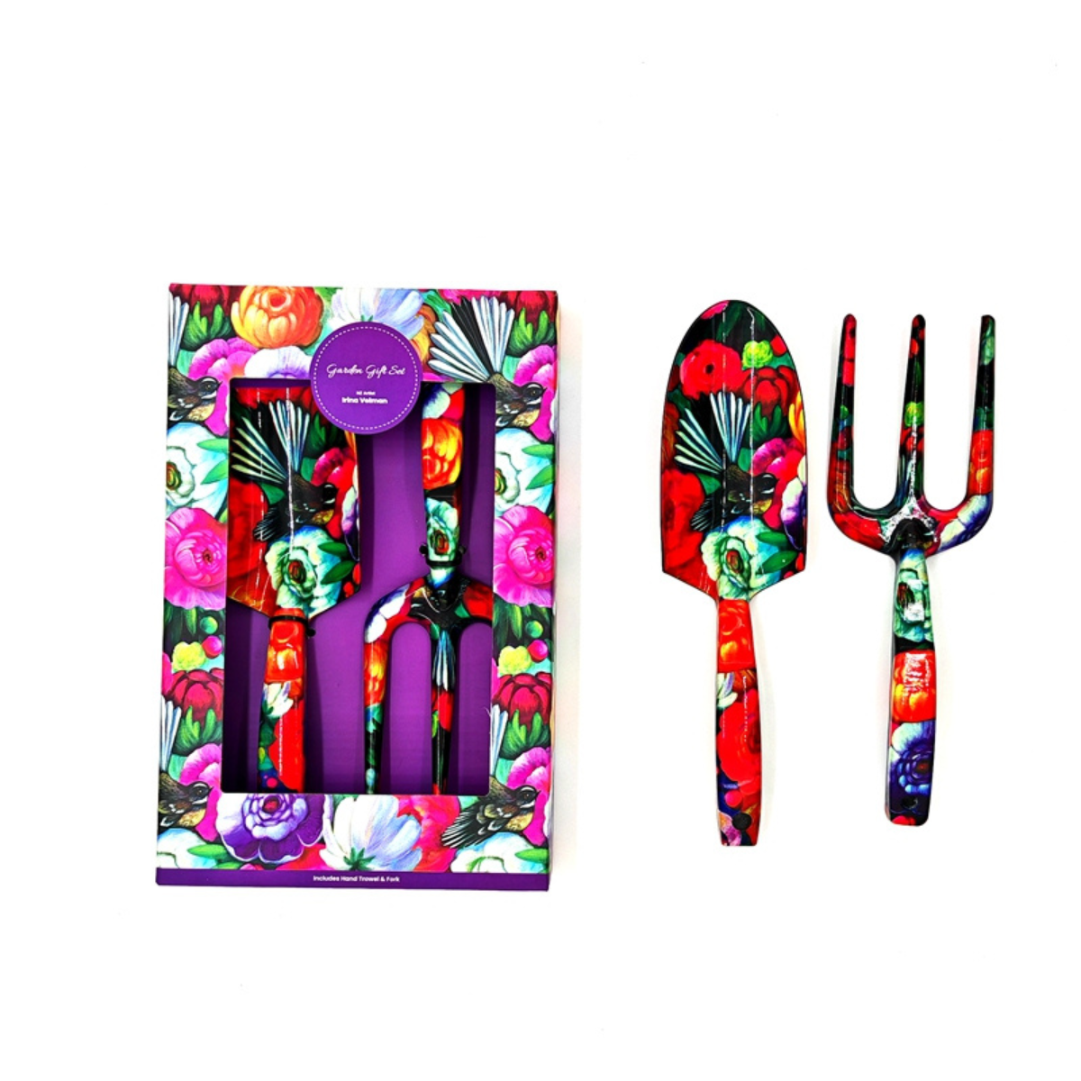 NZ Artwork Garden Trowel & Fork Set