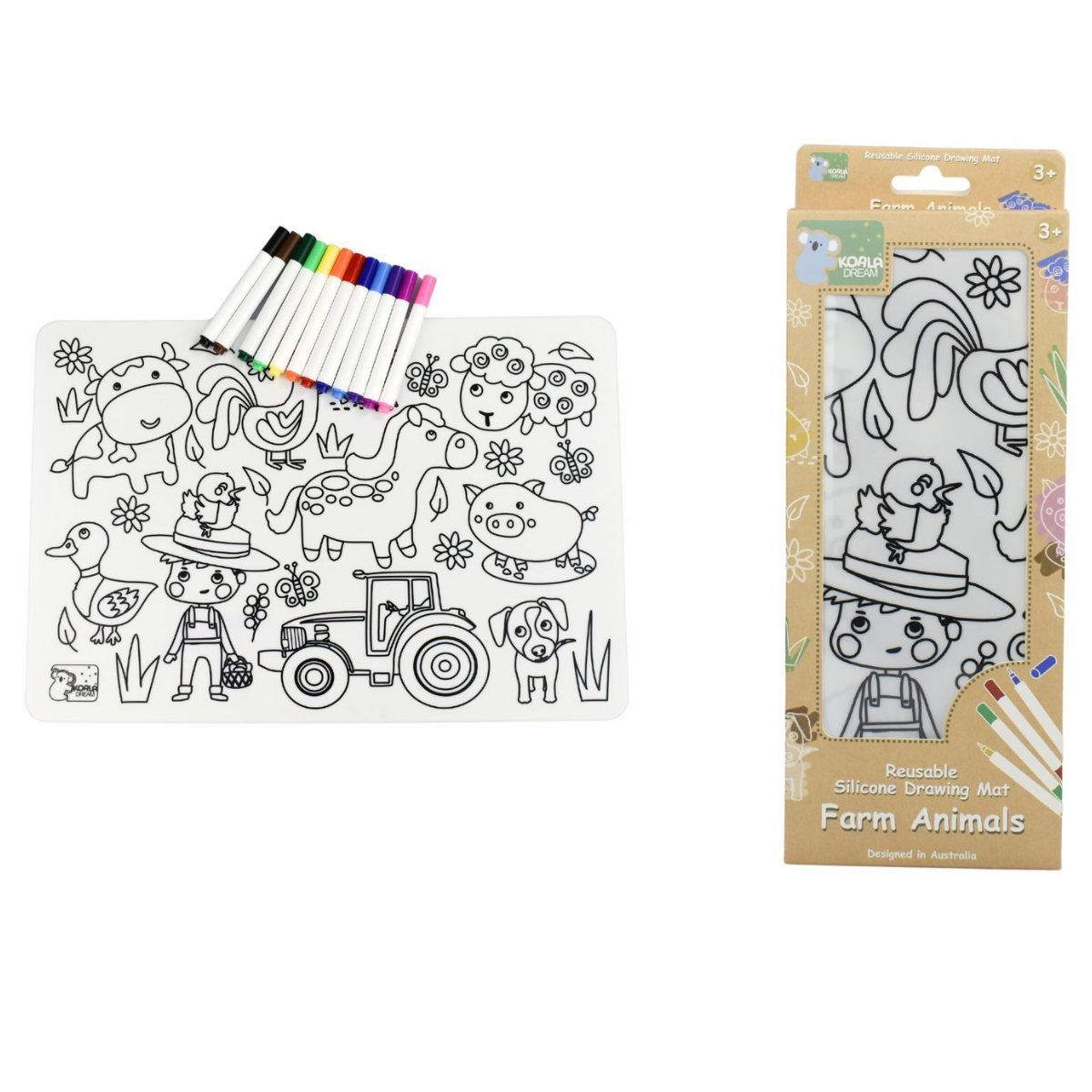 Koala Dream Reusable Silicone Drawing Mats