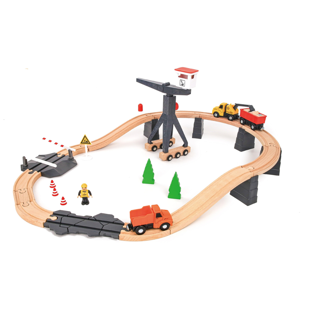 Construction Yard Train Set