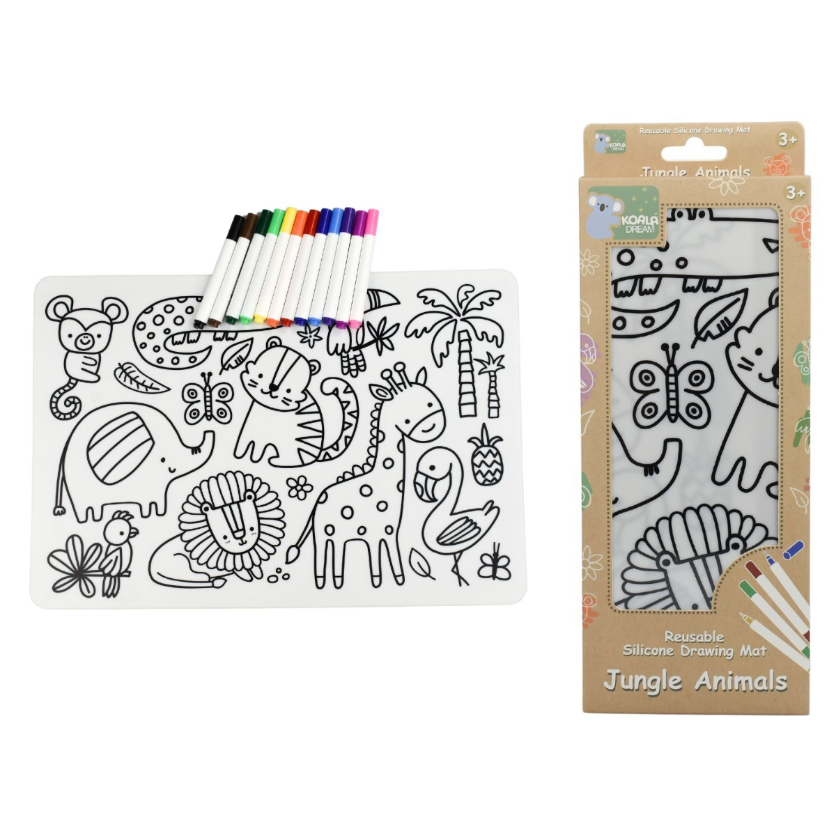 Koala Dream Reusable Silicone Drawing Mats