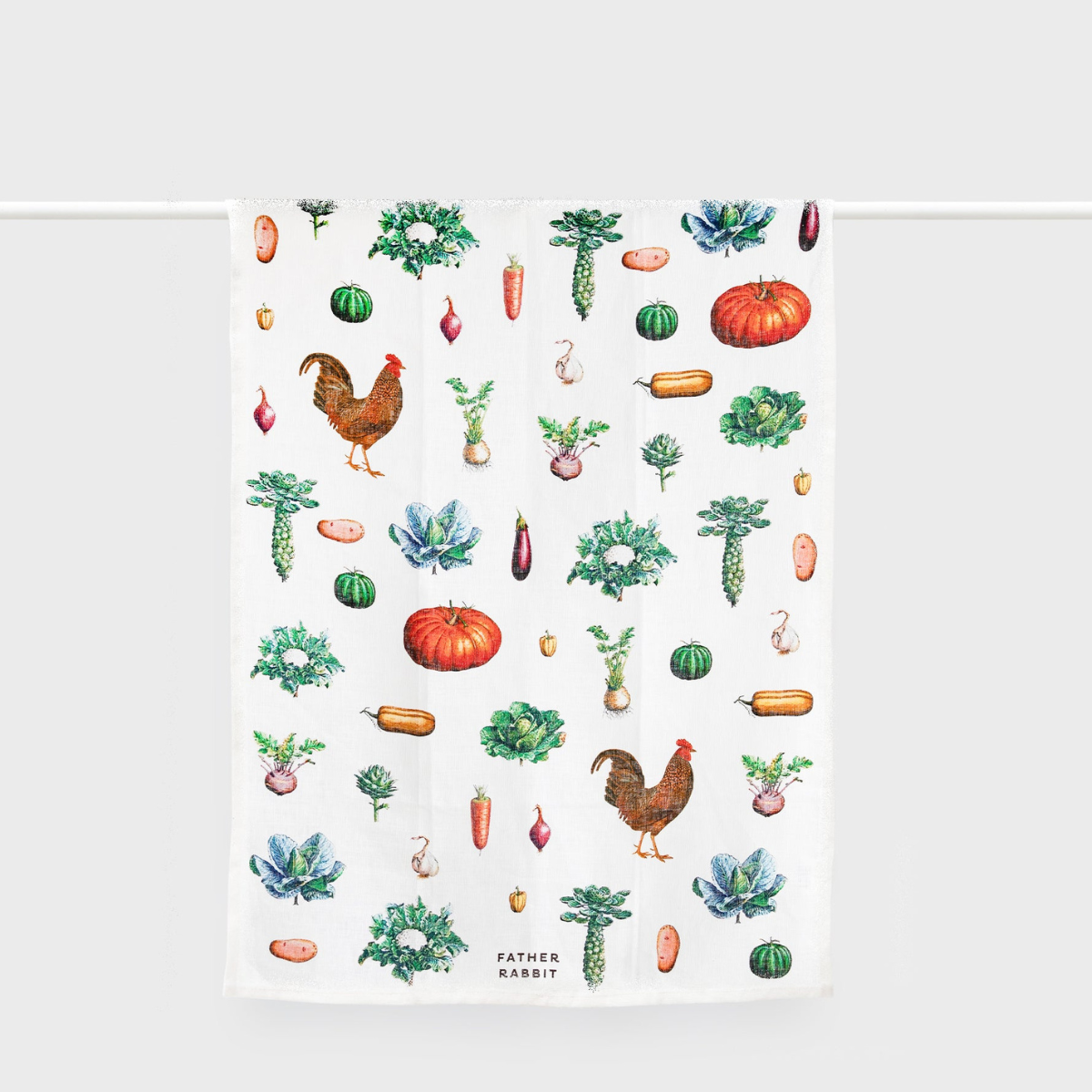 Lettuce / Father Rabbit Tea Towels