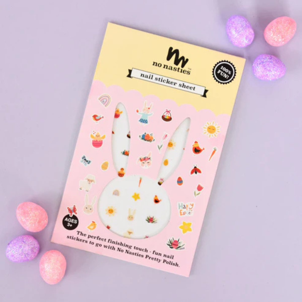 No Nasties Easter Nail Sticker Sheet