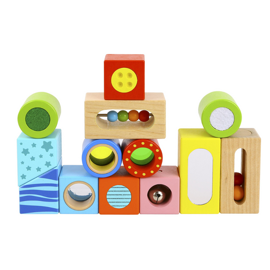 Tooky Toy Multifunction Blocks with Texture + Sound