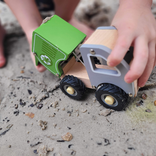 Kaper Kidz Calm + Breezy Rubber Wheeled Wooden Vehicles