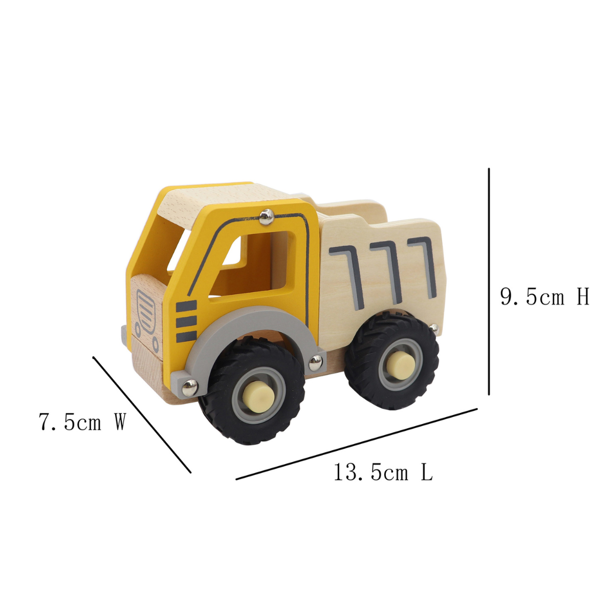Kaper Kidz Calm + Breezy Rubber Wheeled Wooden Vehicles