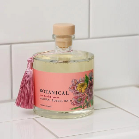 Botanical Skincare Bubble Bath - Rose + Wildflower