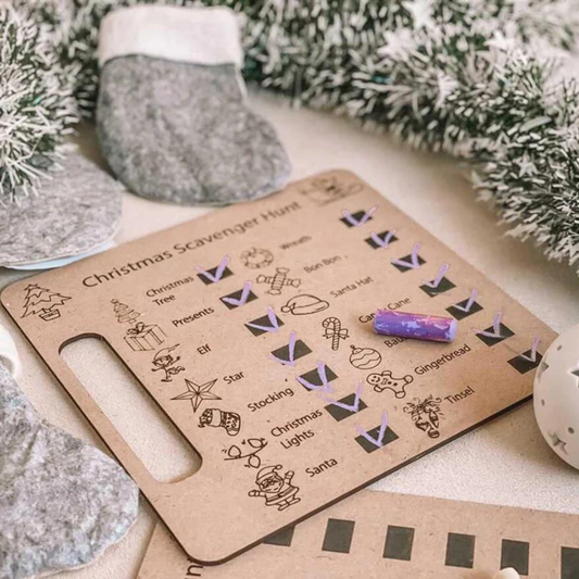 Christmas Scavenger Hunt Board