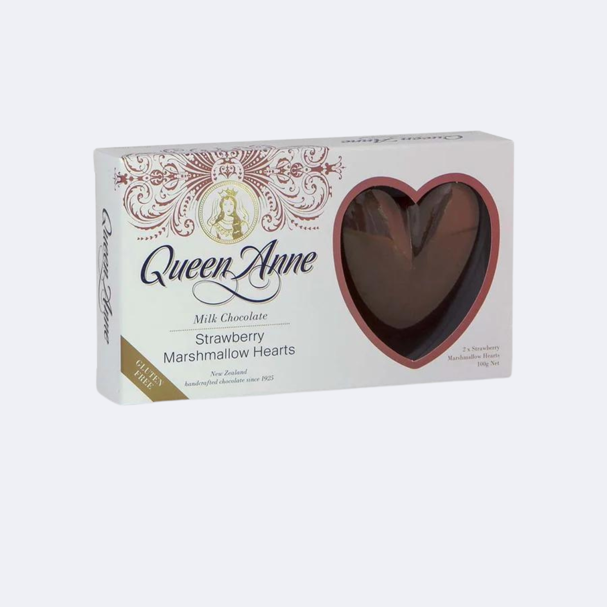 Queen Anne Milk Chocolate Strawberry Marshmallow Hearts