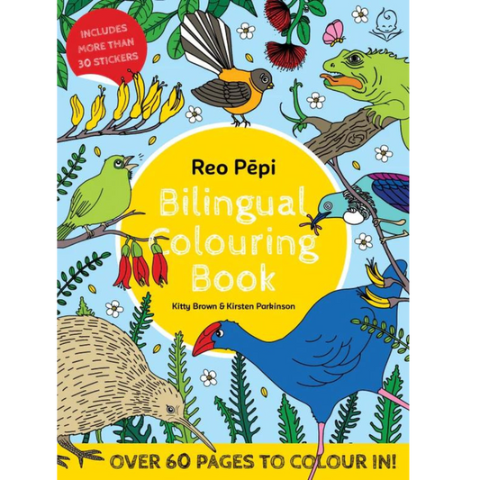 Reo Pepi Bilingual Colouring Book