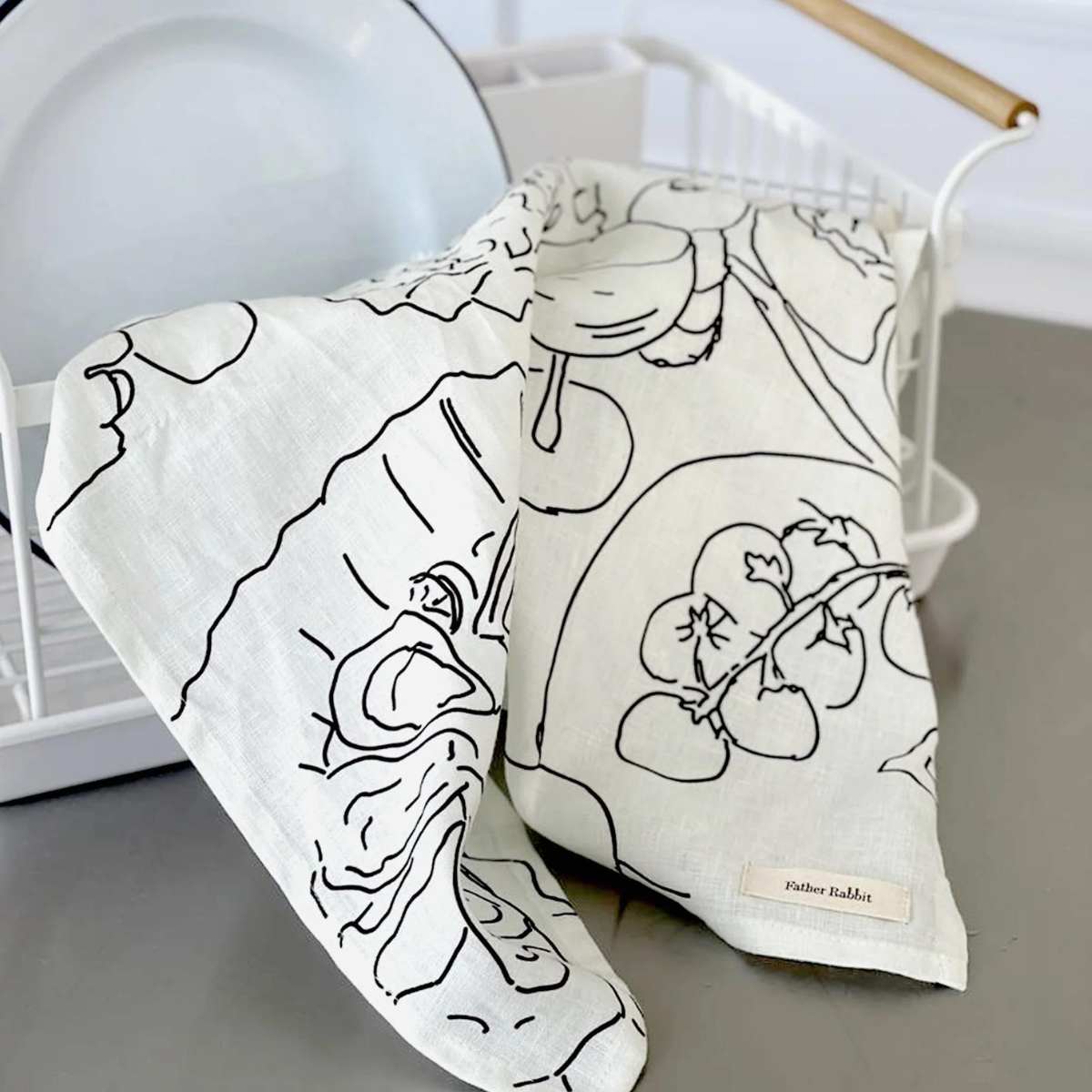 Lettuce / Father Rabbit Tea Towels