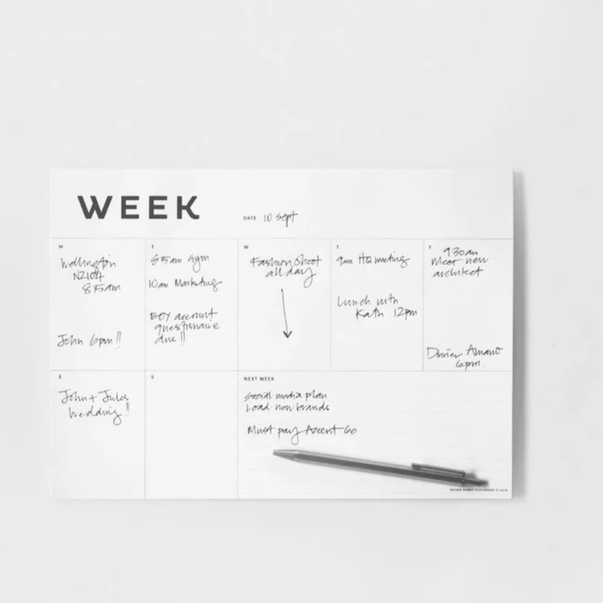Father Rabbit A4 weekly Planner