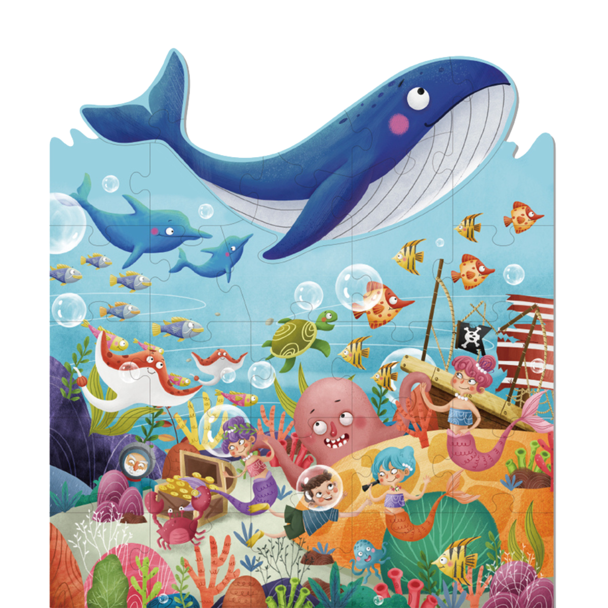 Tookyland Marine Life Jigsaw Floor Puzzle - 30 pieces