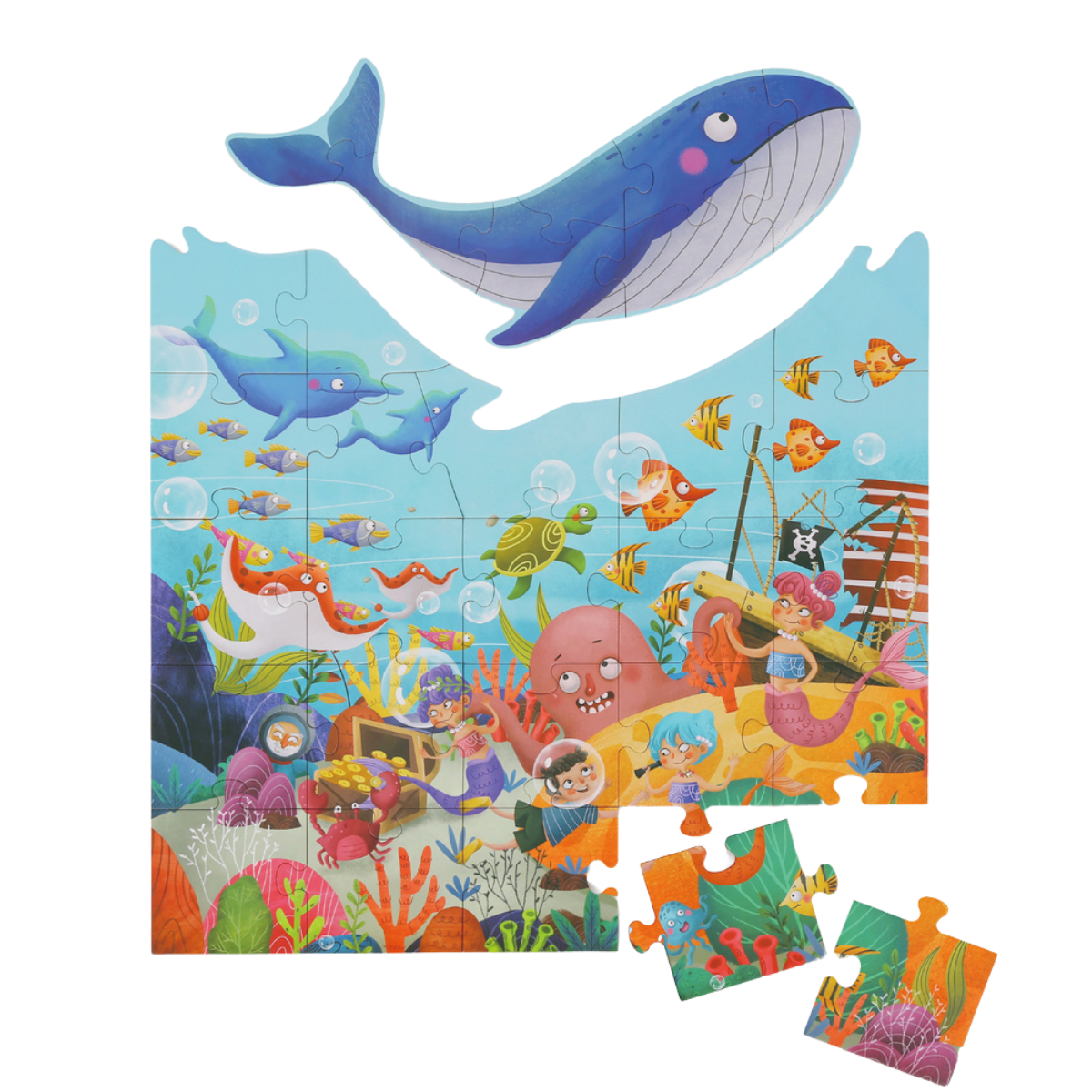 Tookyland Marine Life Jigsaw Floor Puzzle - 30 pieces