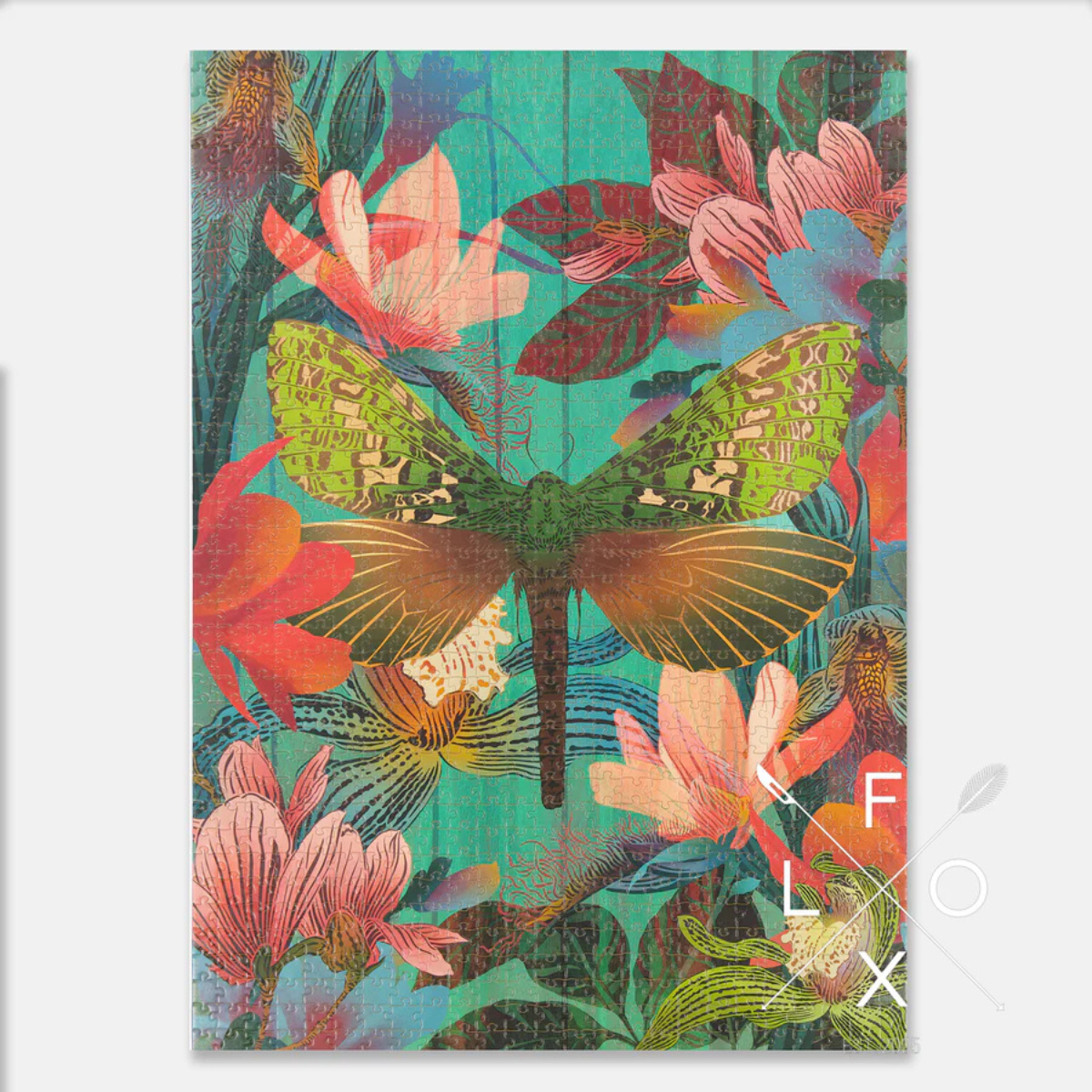 Flox Puzzle - Magnolia & Moth (1000 piece)