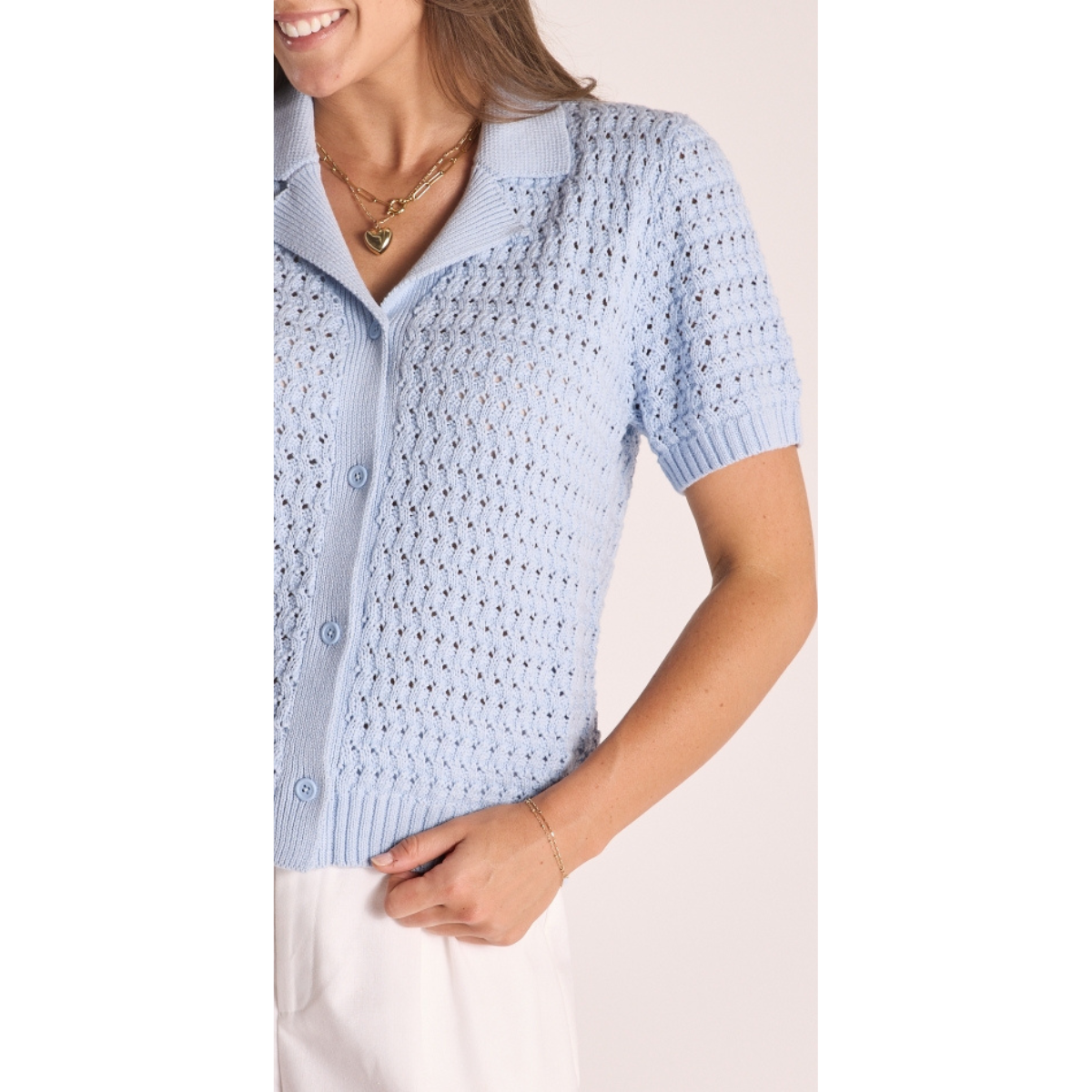 Feather & Noise Sunny Crochet Shirt