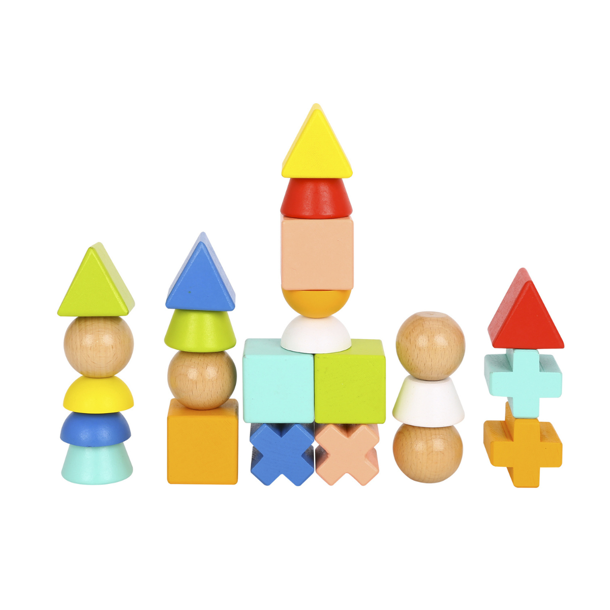 Tooky Toy Stacking Blocks Logic Game