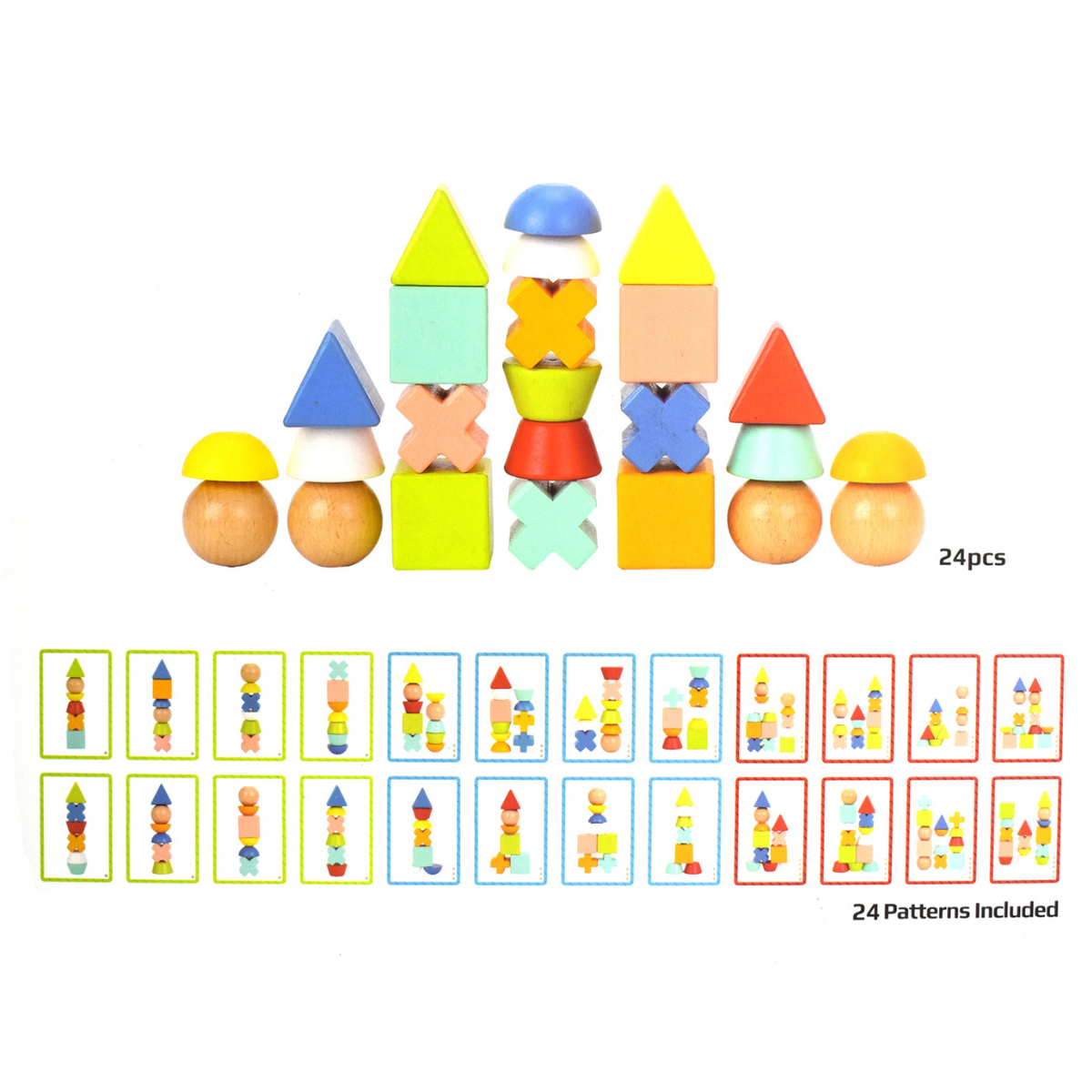Tooky Toy Stacking Blocks Logic Game