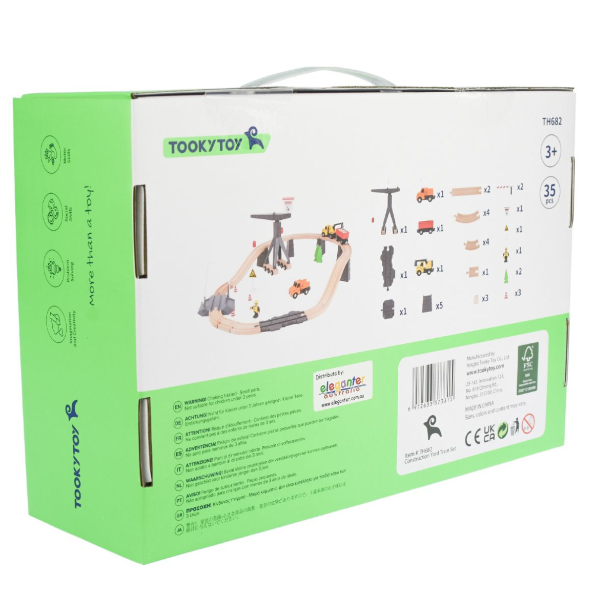 Construction Yard Train Set
