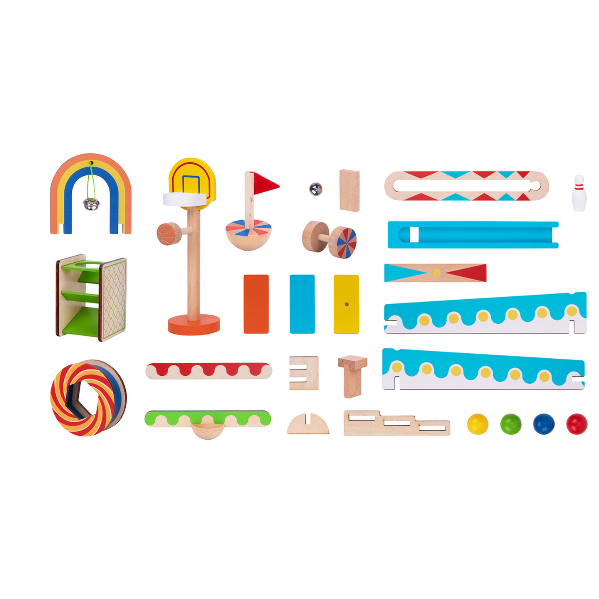 Tooky Toy Domino Run Building Set