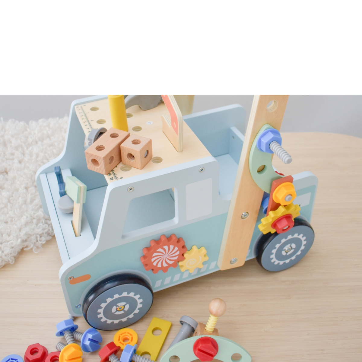Tooky Toy Tool Bench Truck Push Walker
