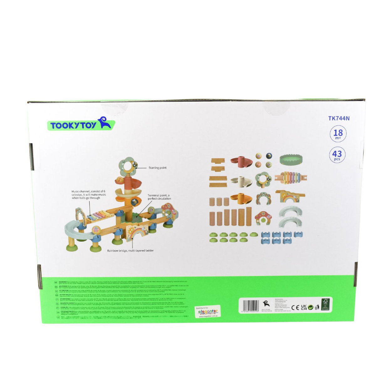 Tooky Toy My Forest Friends Ball Drop Track Set