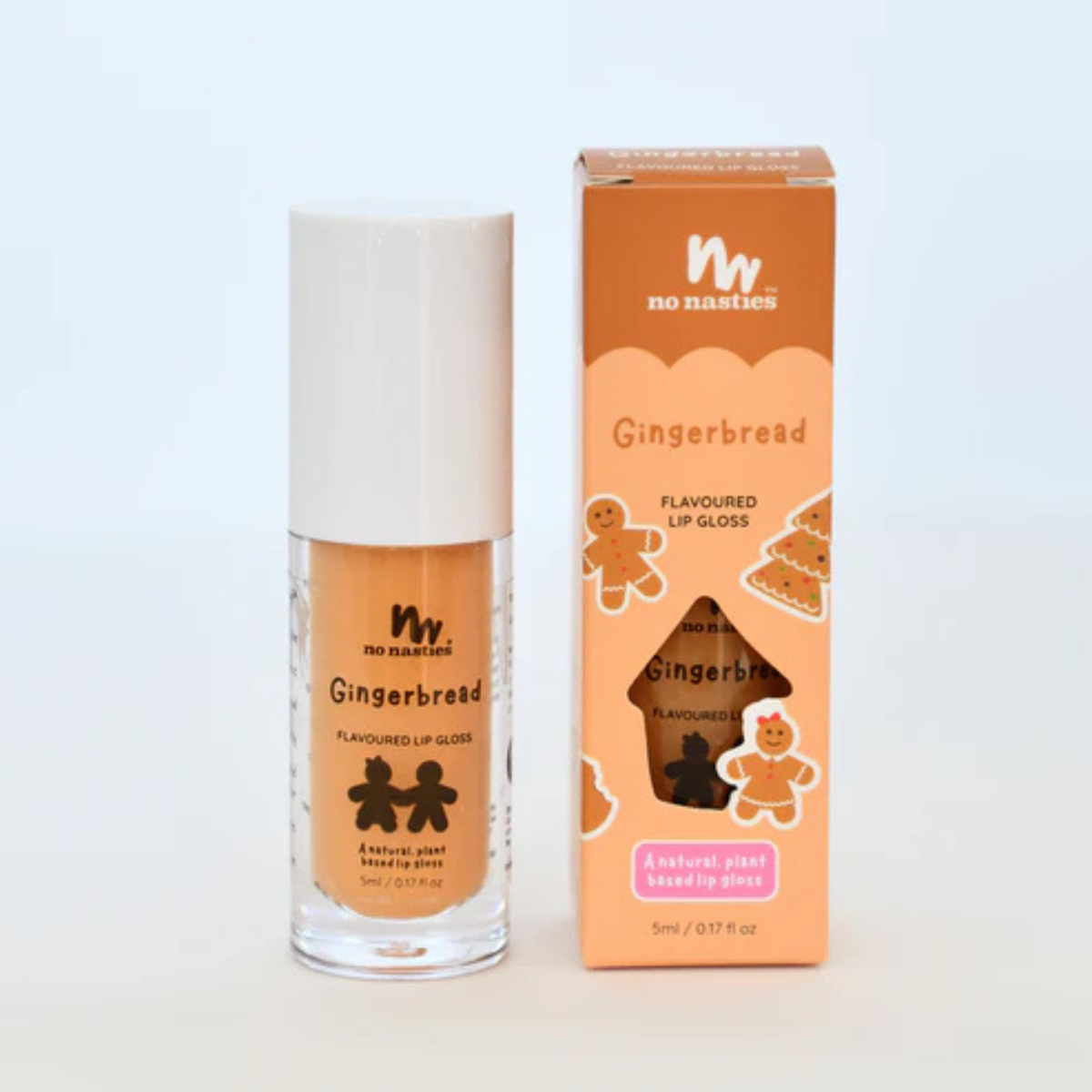 No Nasties Kids Natural Lip Gloss Wands - Christmas Editions