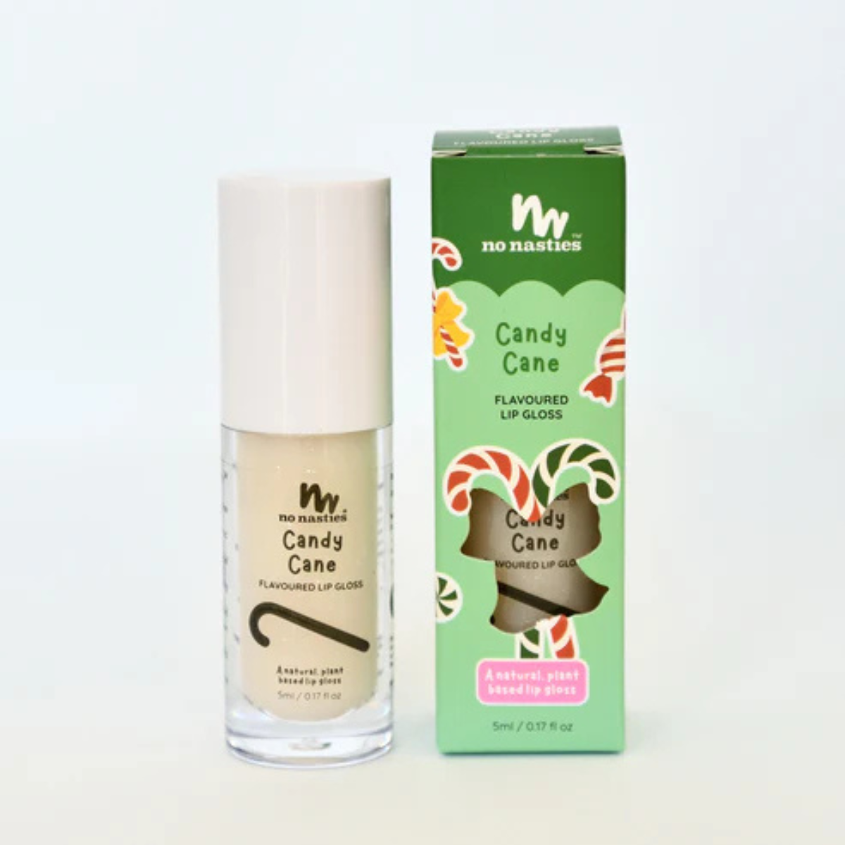 No Nasties Kids Natural Lip Gloss Wands - Christmas Editions