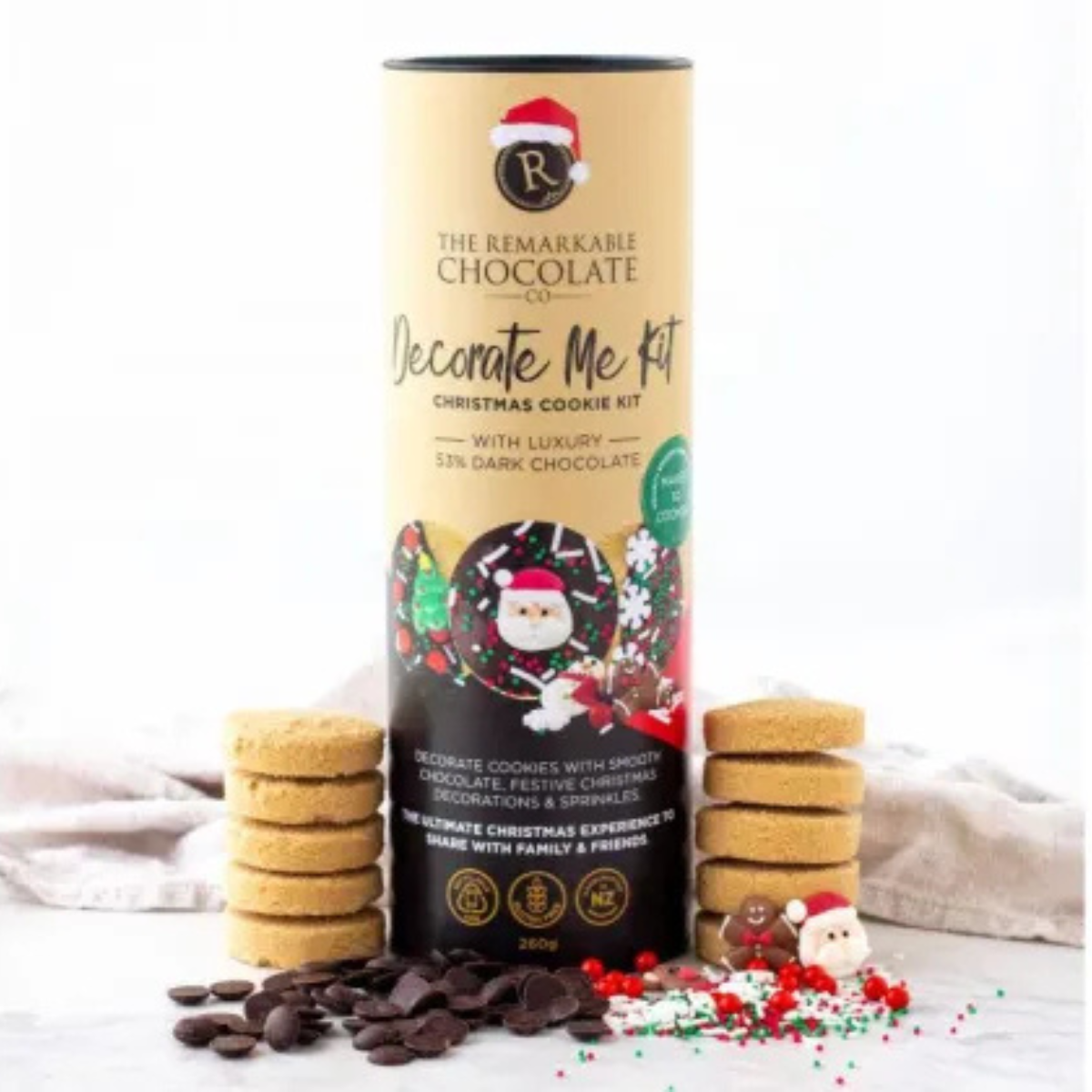 Remarkable Chocolate Decorate Me Christmas Cookie (GF)