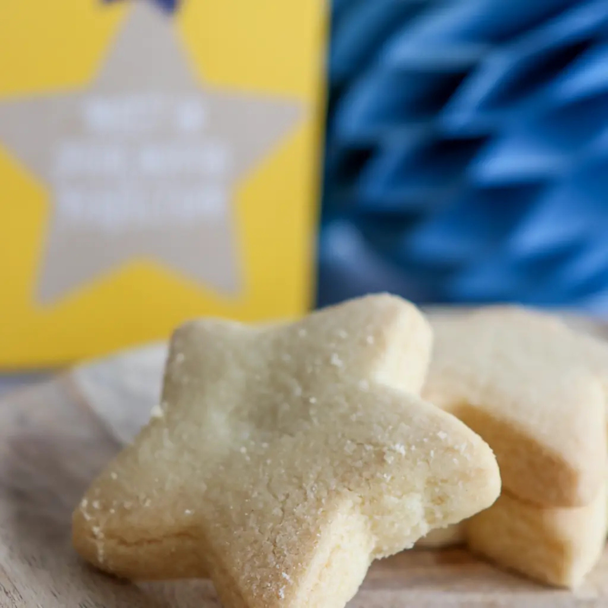 Molly Woppy Shortbread Festive Stars Christmas Cookies
