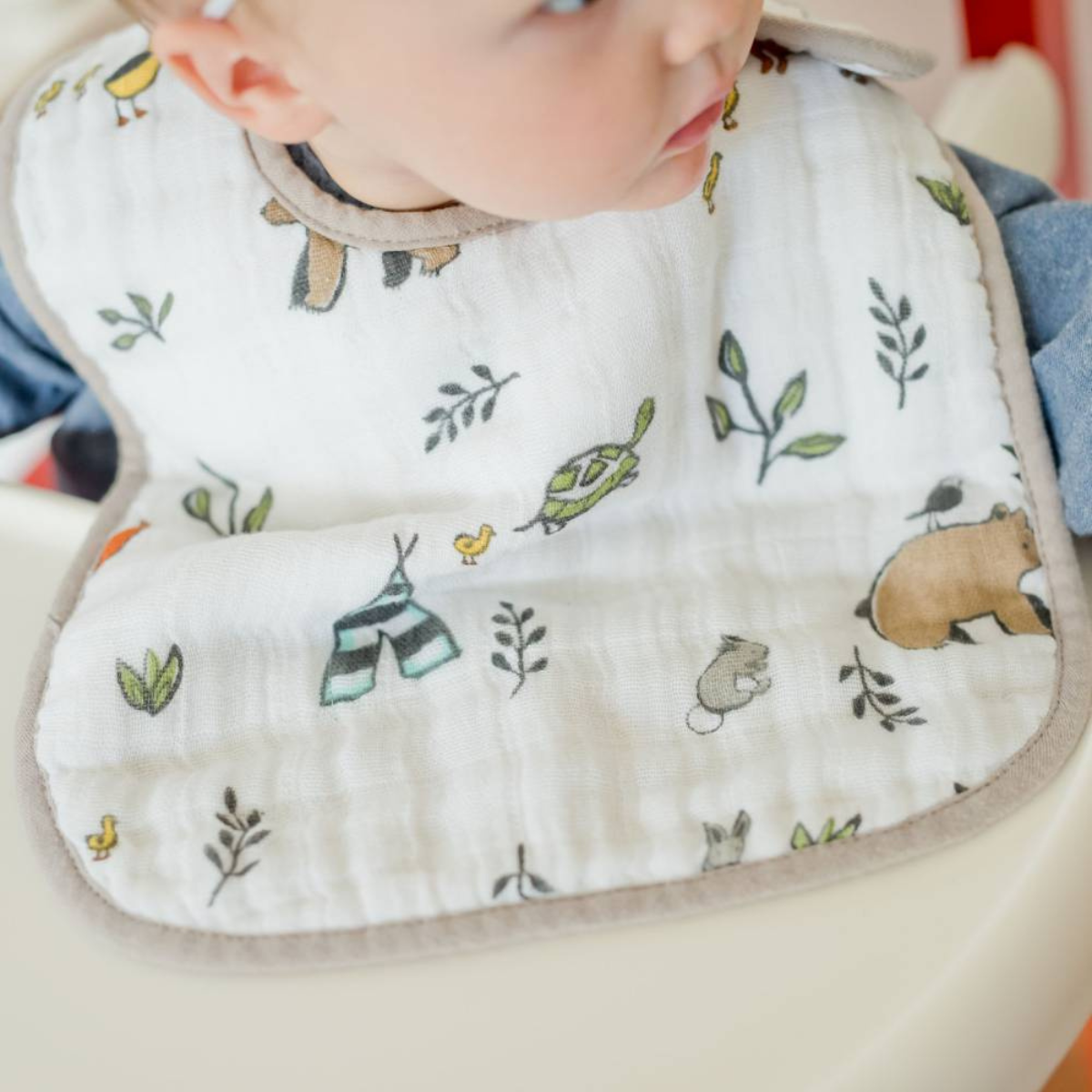 Little Unicorn Muslin Classic Bib - 3 Pack