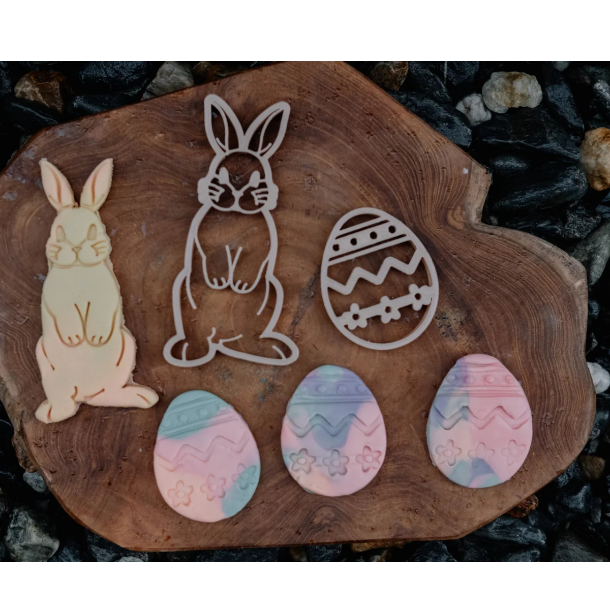 Kinfolk Pantry Bunny + Egg Easter Cutter Set