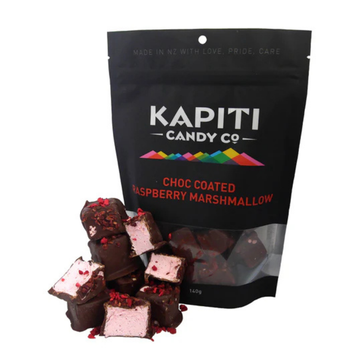 Kapiti Candy Chocolate Covered Raspberry Marshmallow