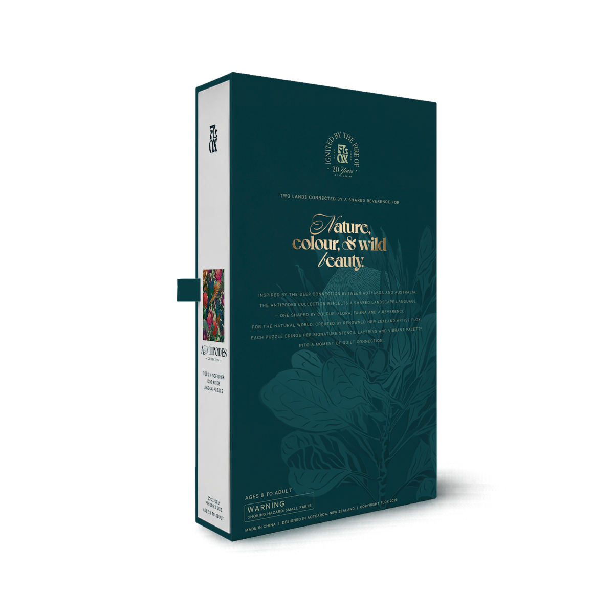 FLOX Antipodes Tūī & Kingfisher 1000-piece puzzle