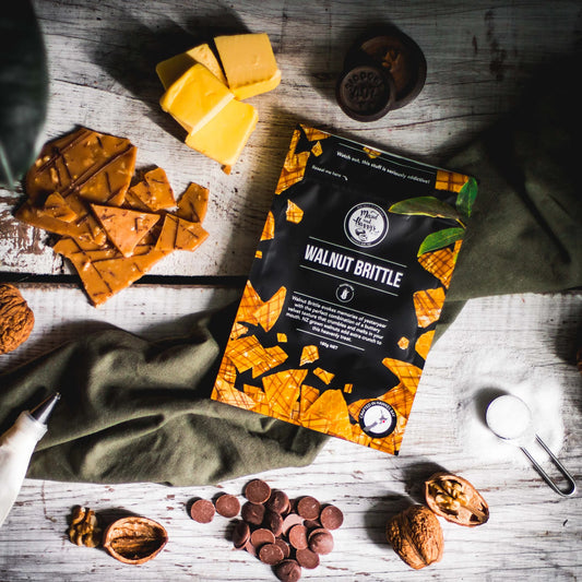Maud & Harry Walnut Brittle Flats