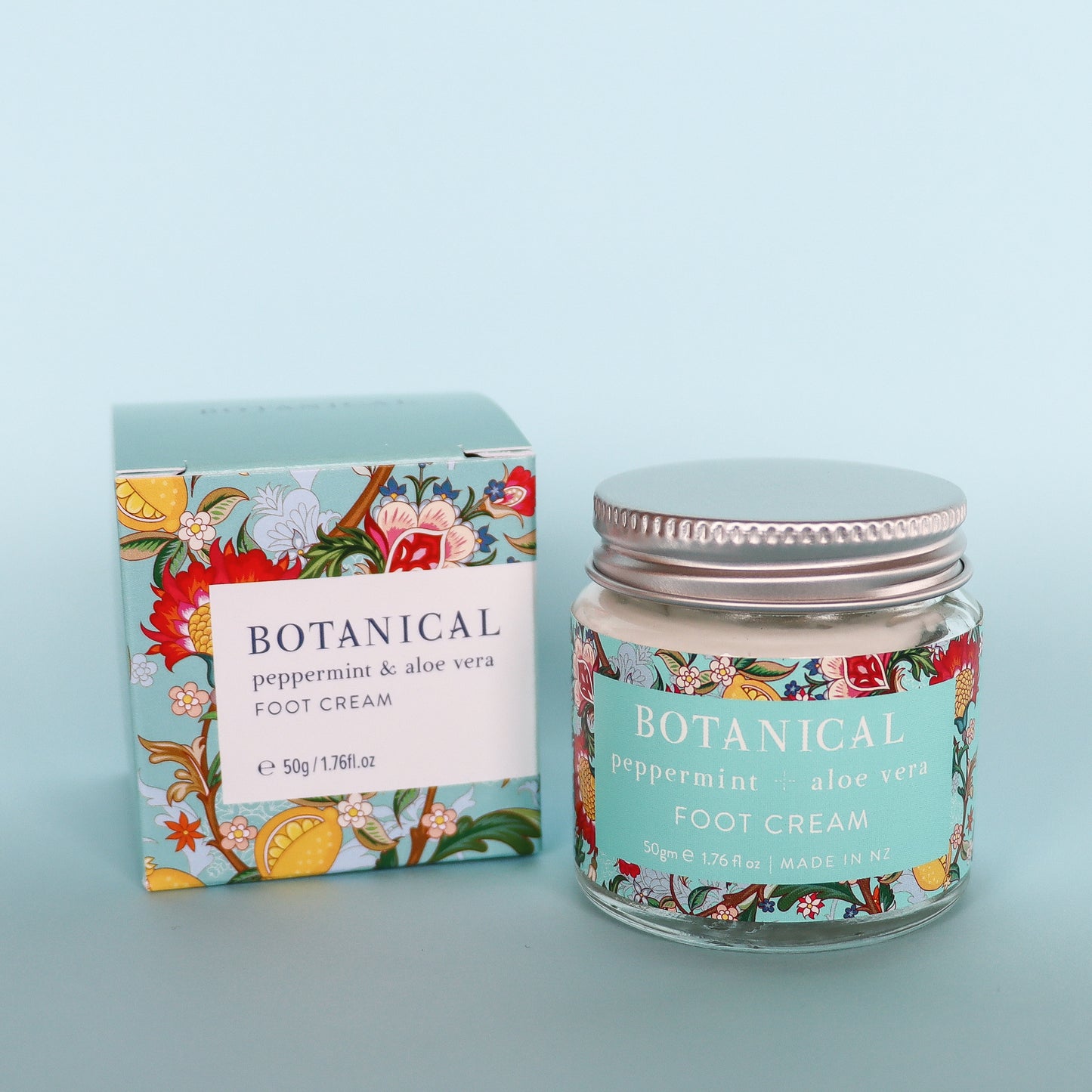 Botanical Skincare Peppermint + Aloe Vera Foot Cream