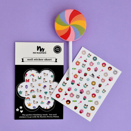 No Nasties Nail Sticker Sheet