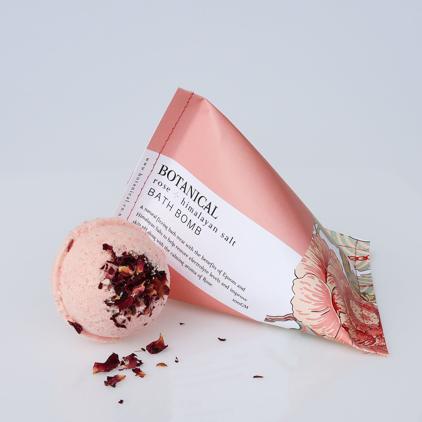 Botanical Skincare Rose & Himalayan Salt Bath Bomb