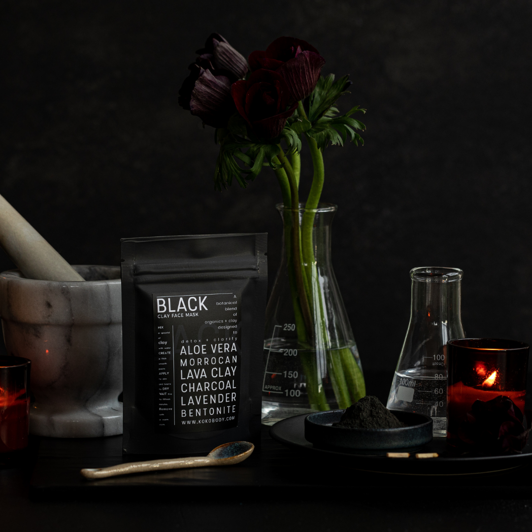 Activated Charcoal and Aloe Vera Clay Mask
